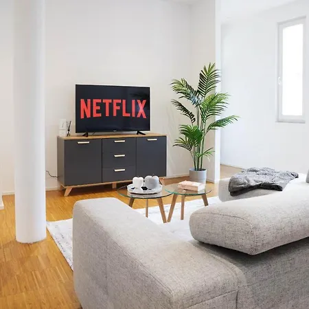 Apartman Niro I Design Apartment, Modern, Ebenerdig, 3 Schlafzimmer Weinheim