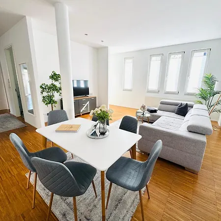 Apartman Niro I Design Apartment, Modern, Ebenerdig, 3 Schlafzimmer Weinheim